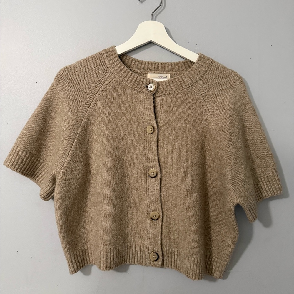 Universal Thread Women's Brown Button-Up Cardigan